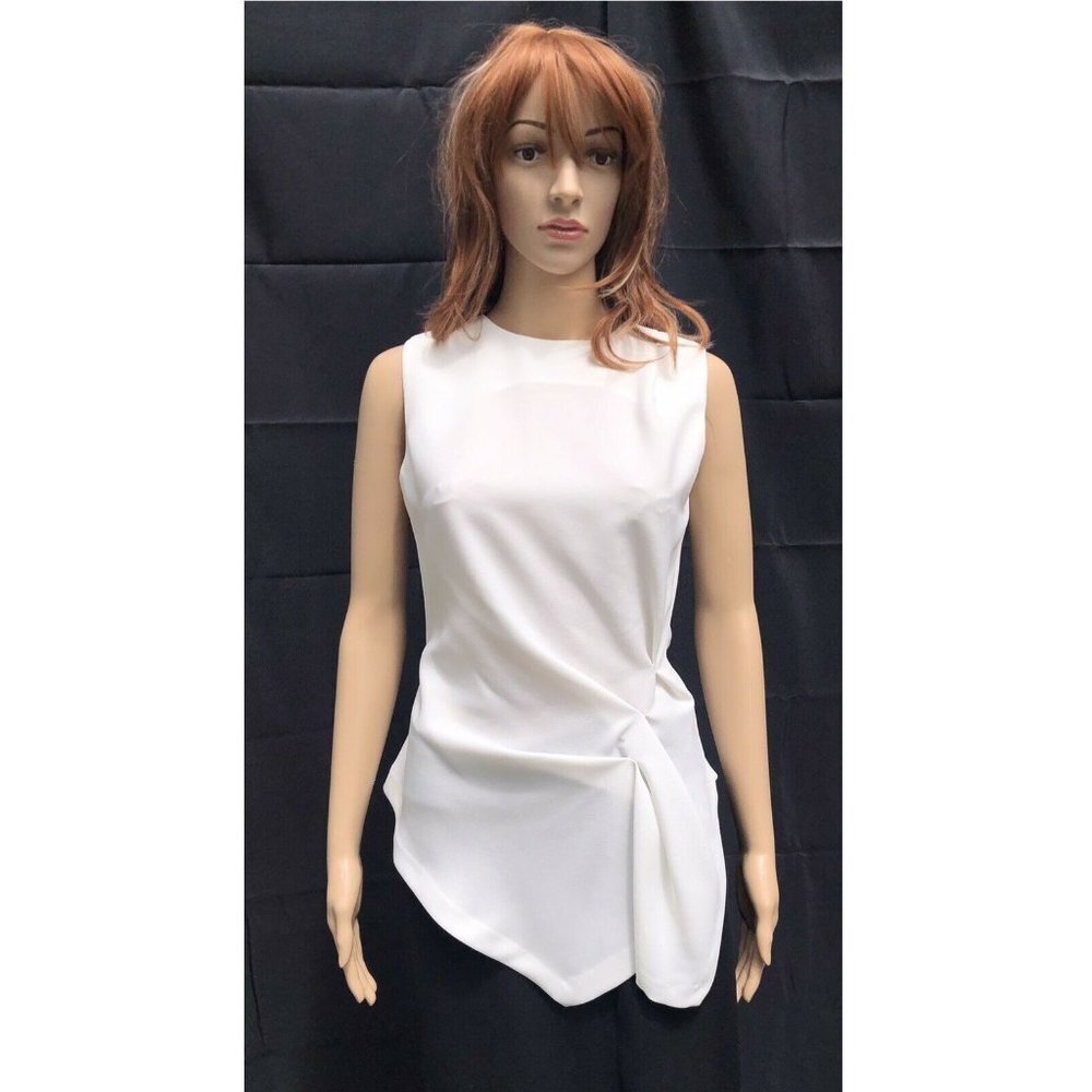 Chelsea & Walker White Draped Top Size 0 US XS